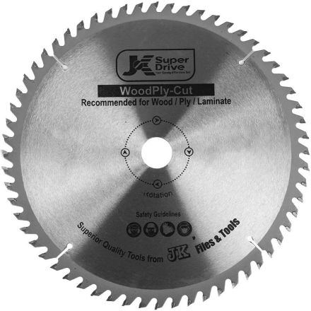 JK Super Drive 7 x 25.4 x 60T TCT Wood Cutting Blade SD9060261