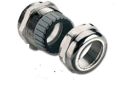 Controlwell Pg 36 Cable Glands with Long Threads Pg Thread Nickel Plated Brass BSBE-08