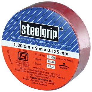 Steelgrip Self Adhesive Pvc Electrical Insulation Tape -(Pack -30) 1.80cmx7mx0.125mm