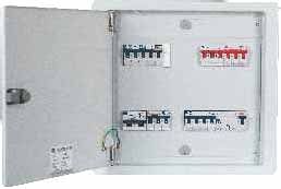 C&S CSDBTPNHDD12 12 Way Double Door TPN Distribution Board - Horizontal