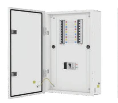 L&T DBVTL004DD 4 Way Vertical TPN DB with MCCB Incomer