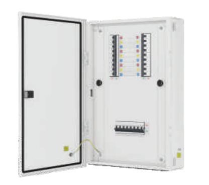 L&T DBVTM00854 8 Way Vertical TPN DB with Modular Incomer
