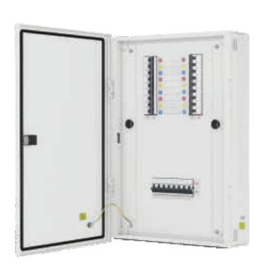 L&T DBVTM008DD 8 Way Vertical TPN DB with Modular Incomer