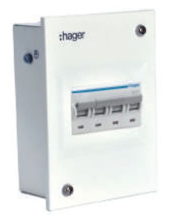 Hager Novello+ IP30 One Way Enclosures Distribution Boards VYM160HM