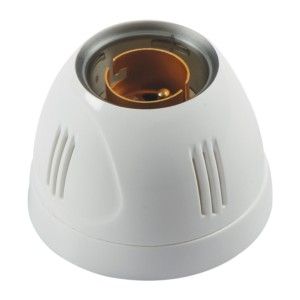 Havells AHLHGMW000 Batten Holder (Metal Ring, White)