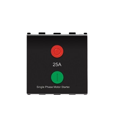 Anchor Roma Urban 2 Module 25 A Motor Starter Switch Black 66025B