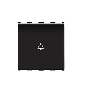 Anchor Roma Urban 2 Module 10 A Bell Push Switch Black 66203B