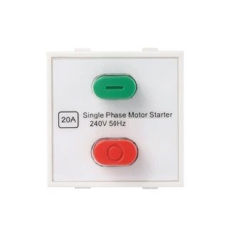Anchor Roma Plus 2 Module 20 A Motor Starter Switch White 289240
