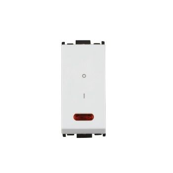 Anchor Woods Single Pole 25 A 1 Way Power Switch with Indicator White 60085