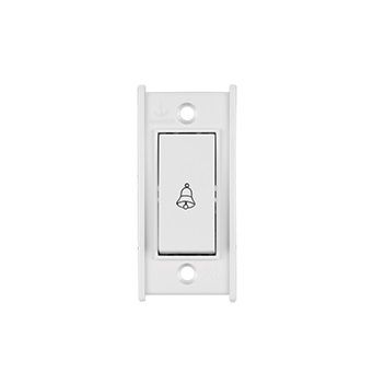 Anchor Penta XL 6 A Bell Push Switch Black 33007BK