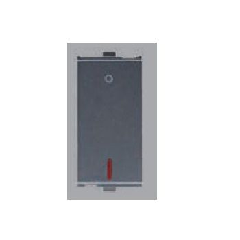 Anchor Penta Modular 1 Module 25 A 1 Way Switch with Neon Black 65025B