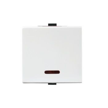 Anchor Roma Plus 2 Module 20 A 1 Way Dura Switch with LED Indicator White 289263