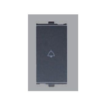 Anchor Penta Modular 1 Module 6 A Bell Push Switch Black 65003B
