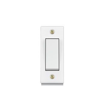 Anchor Penta Deluxe 6 A 1 Way Switch White 240V 14111 (Pack of 10 Pcs)