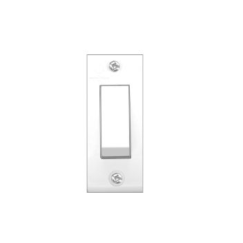 Anchor Penta Deluxe 6 A 1 Way Switch White 240V 38014