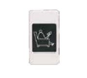 C&S 6A 230V Room Occupied Switch White