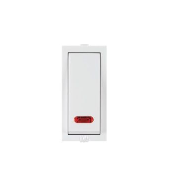 Anchor Roma Classic Single Pole 10 AX 1 Way Switch with Neon White 21033
