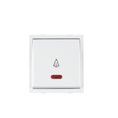 Anchor Roma Classic Single Pole 10 A Bell Push Dura Switch with Neon White 30715