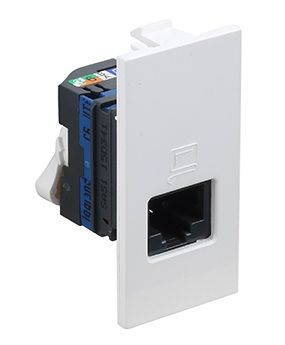 Legrand Britzy 1 Module RJ45 Cat 6 Computer Socket