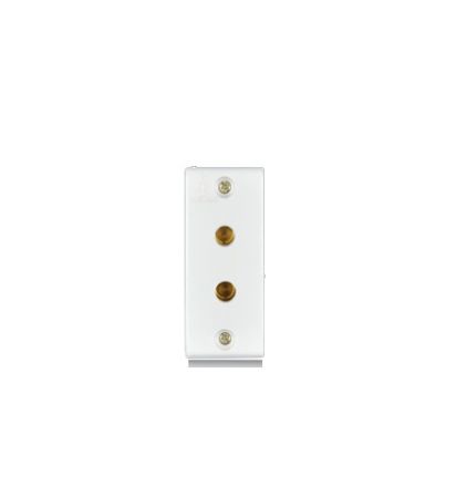 Anchor Penta Dark Brown 2 Pin Socket 38332DB (6A)