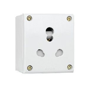 Anchor Penta White Uni Socket With Box 39995 (240V)
