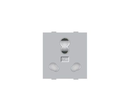 Anchor 34374 S Twin Socket (Colour Silver, Standard Packing 10)