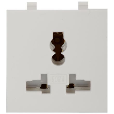 Anchor 22070 S Combi Socket (Colour Silver)