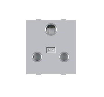 Anchor 21124 S Socket (Colour Silver, Voltage 240V)