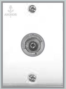 Anchor Penta T.V.Outlet Dulexe Telephone & Tv Jacks