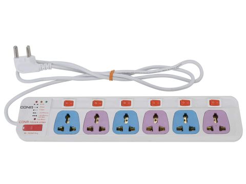 Cona Smyle Viva 6 Plus 6 Extension Cord With 4 Meter Wire