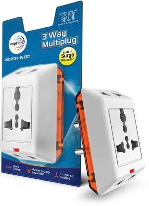 Wipro North West 3Way Multiplug 10A NWM0200