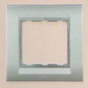 Anchor 30238SL Tresa Soild Plate (Module 3, Colour Silver)