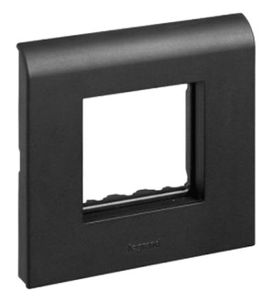 Legrand Mylinc 3 Module Plate With Frame Matt Grey - 6763 52