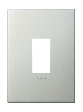 Legrand Mylinc 1 Module Cover Plate Silver Alu - 6763 80