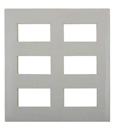 Legrand Mylinc 18 Module Cover Plate Silver Alu - 6763 89