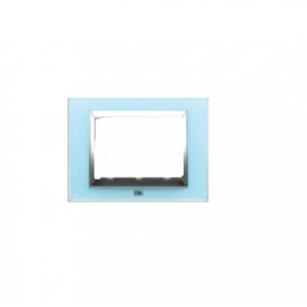 Anchor Roma Aqua Blue 1 Module Plate 30216GAB