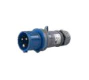 C&S 63A IP 67 Industrial Plug 2P+E 240 V