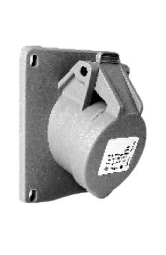 Controlwell 230v Panel Mounting Sockets - Inclined CPSA31668