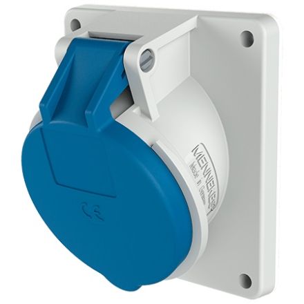 Mennekes 1492 Standard 32 A Panel Mounted Receptacle 3p 230V