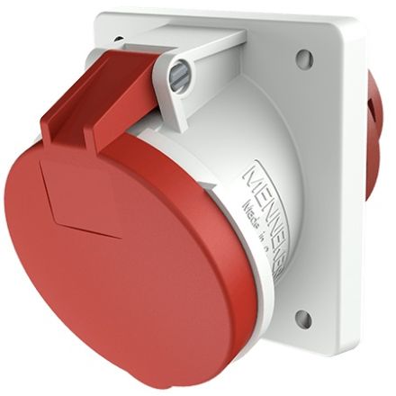 Mennekes 1151 Standard 63 A Panel Mounted Receptacle 4p 400V