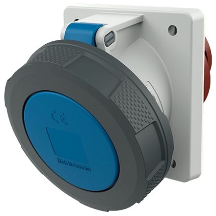Mennekes 3575 X-CONTACT 125 A Panel Mounted Receptacle 3p 230V