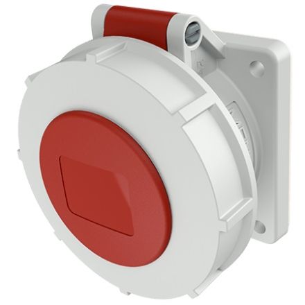 Mennekes 234 Standard 32 A Panel Mounted Receptacle 4p 400V