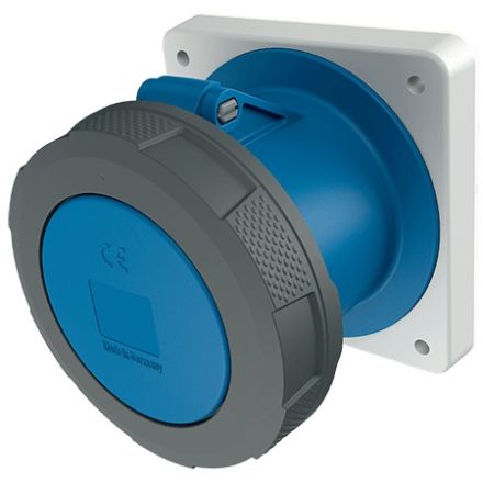 Mennekes 3380 X-CONTACT 125 A Panel Mounted Receptacle 3p 230V