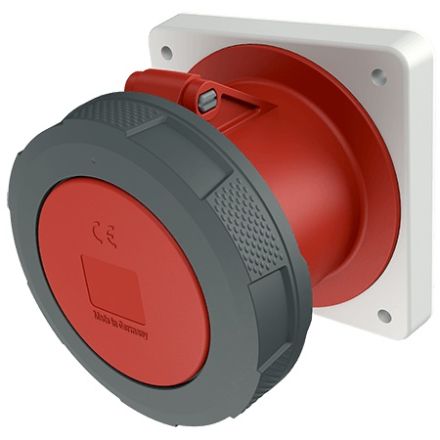 Mennekes 1457 X-CONTACT 125 A Panel Mounted Receptacle 4p 400V