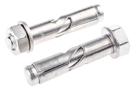 RS Pro SS Masonry Fixing hole diameter 12mm length 60mm SLSS12060
