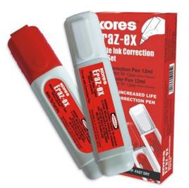 Kores White Correction Fluid Set