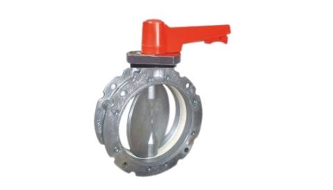 Aira Euro MCW 8 inch Aluminium Alloy Cast One Side Flange And Other Side Collar Type Butterfly Valve