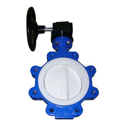Aira Euro 2.1/2 Inch CF8M PHGL Butterfly Valve with PFA Moulding Disc