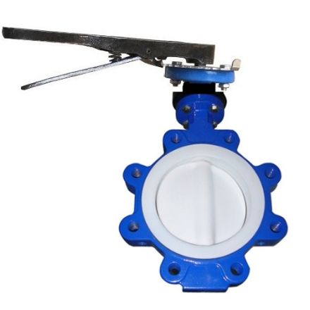 Aira Euro 4 Inch CF8 PHML Butterfly Valve with PFA Moulding Disc