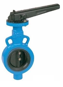 Aira Euro 1.1/2 inch Hand Lever with Cast Iron Body & SS 316 Disc Damper Butterfly Valve, PDM